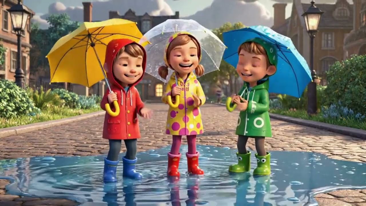 🌧️ Rain Rain Go Away | Cute Kids Song | Nursery Rhymes for Toddlers ☀️
