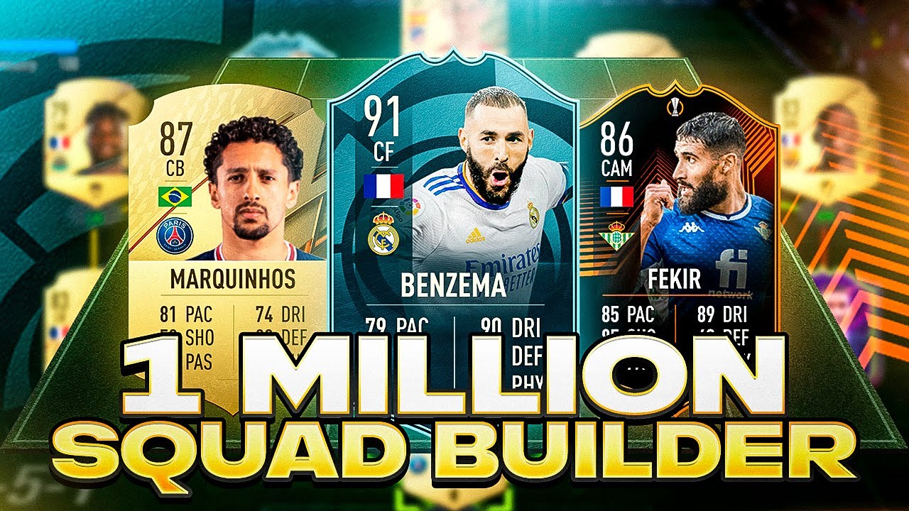ULTIMATE 1 MILLION COIN SQUAD BUILDER! | FIFA 22 ULTIMATE TEAM