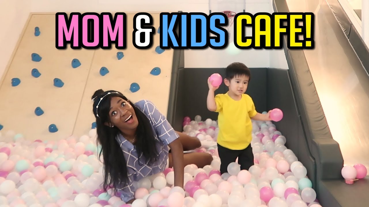 Going to a MOM AND KIDS Cafe in Korea!