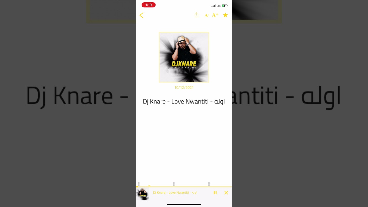 Dj Knare - Love Nwantiti - اوله