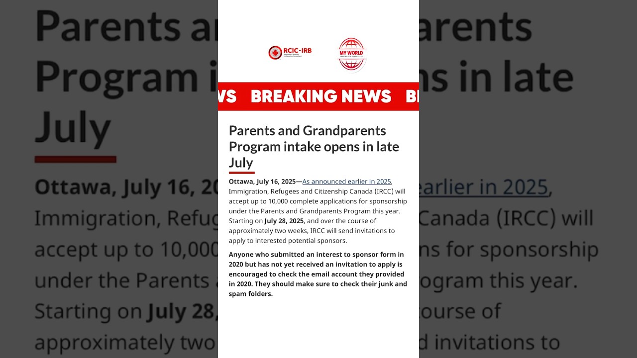 PGP 2025 Updates 🇨🇦 | IRCC Invites Start July 28 2025
