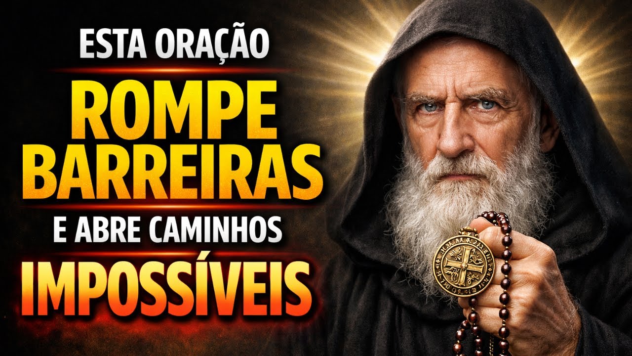 HOJE TODA MALDIÇÃO CAI POR TERRA | ORAÇÃO PODEROSA DE SÃO BENTO