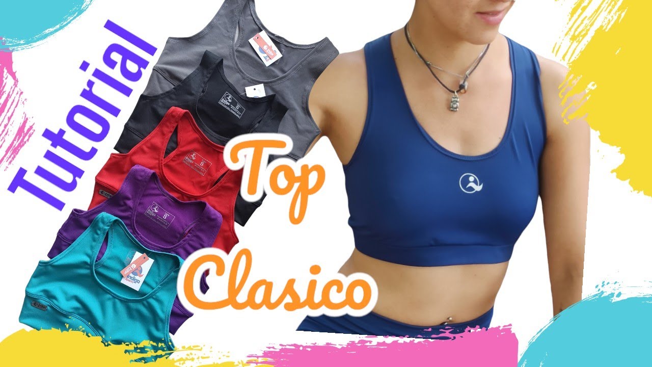 Conviértete en tu propia diseñadora con este tutorial de top deportivo