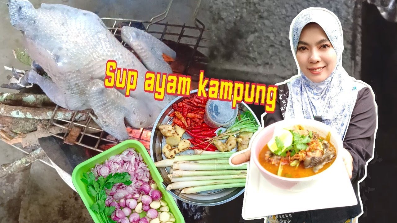 Sup ayam kampung atau sup ayam hitam