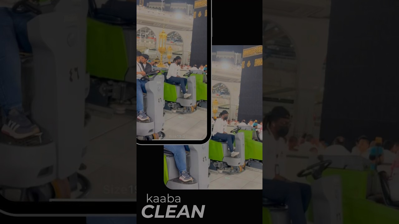 Clean kaaba masha allah #makkah