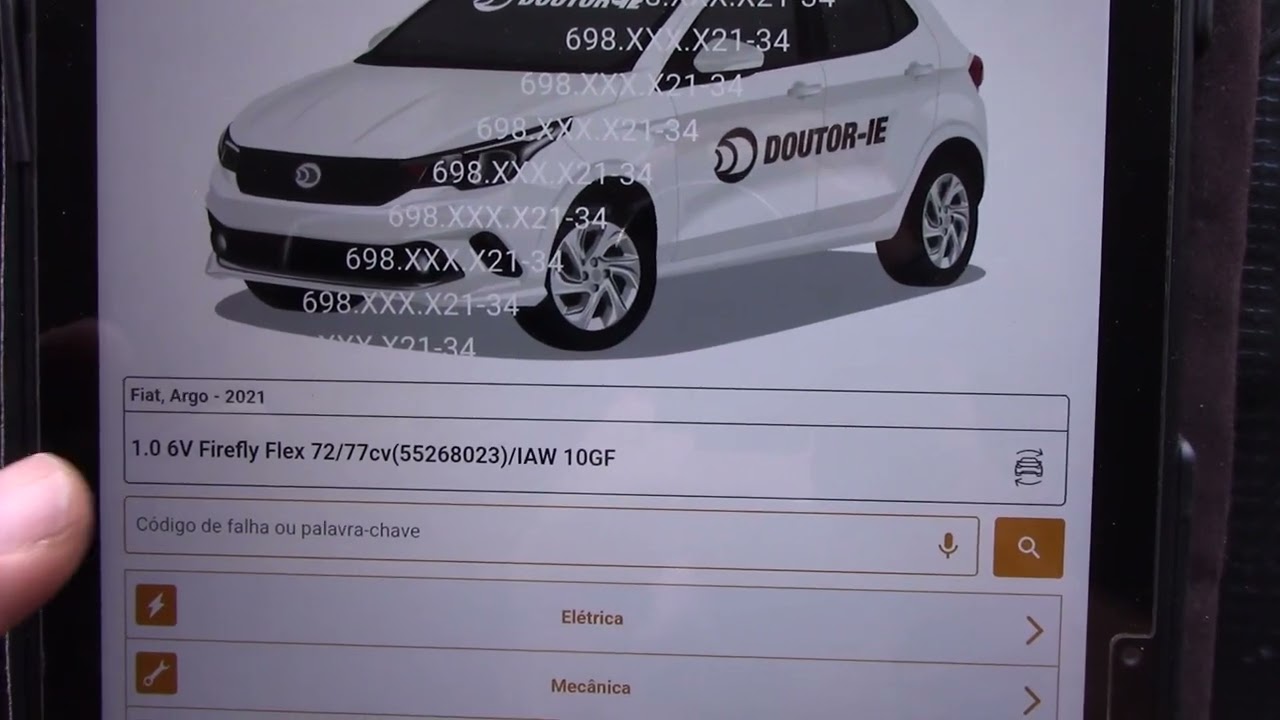 FIAT ARGO 2021 1.0 3CC Revisão de Motor, Freios, e Luz de Injeção Acesa.