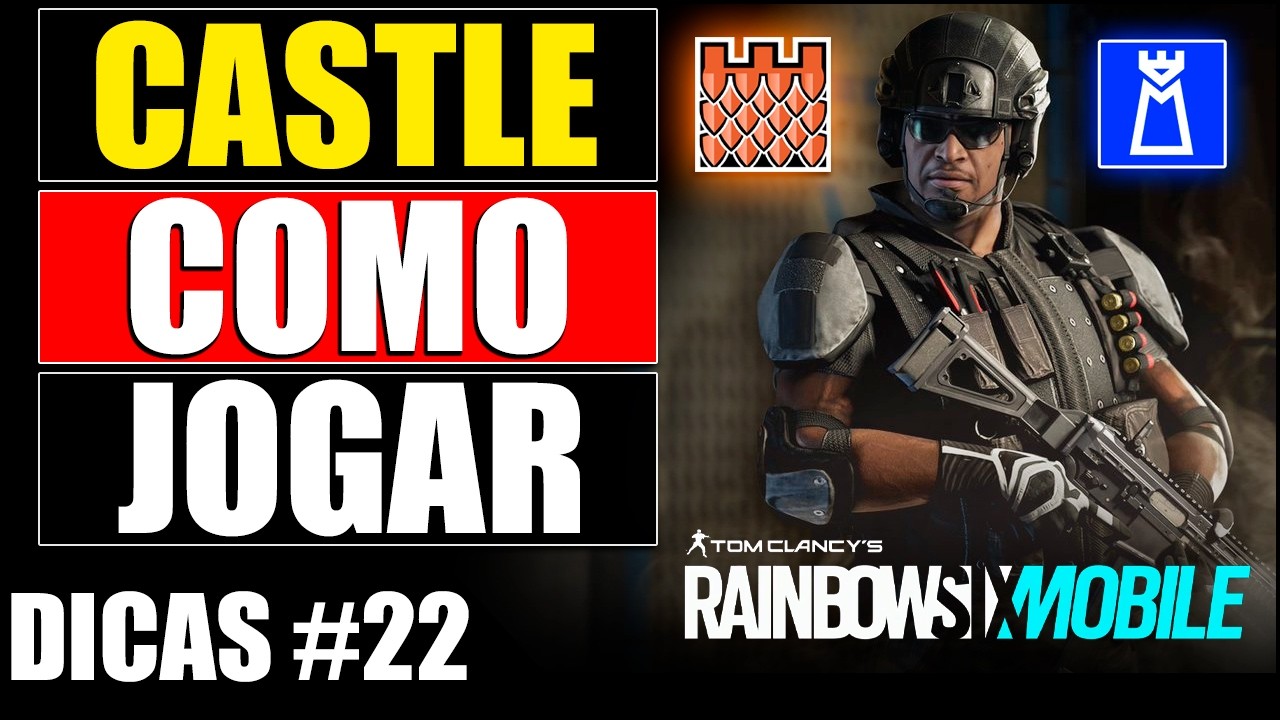 ✅ DICAS de Como JOGAR com o Agente de Defesa CASTLE no RAINBOW SIX MOBILE