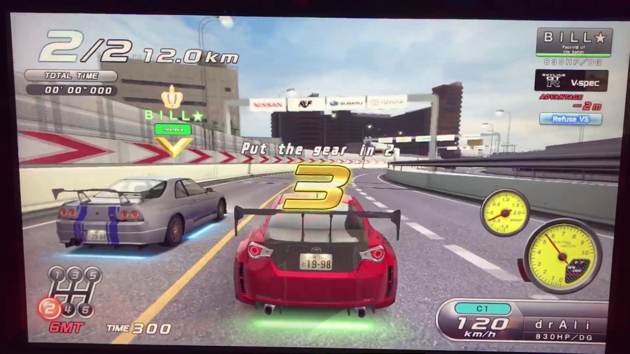WMMT5DX Yokohane area battle (GTR V spec vs Toyota 86) BILL* vs DRALI