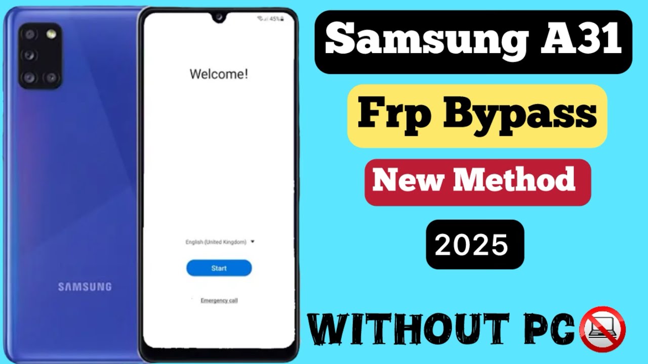Samsung A31 Frp Bypass | Android 12 | SM-A3135F | Frp Remove | Google account lock | Without pc ✅