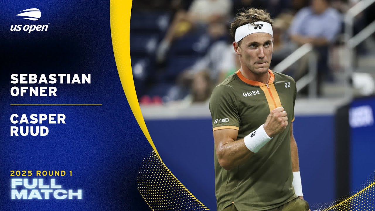 Sebastian Ofner vs. Casper Rudd Full Match | 2025 US Open Round 1