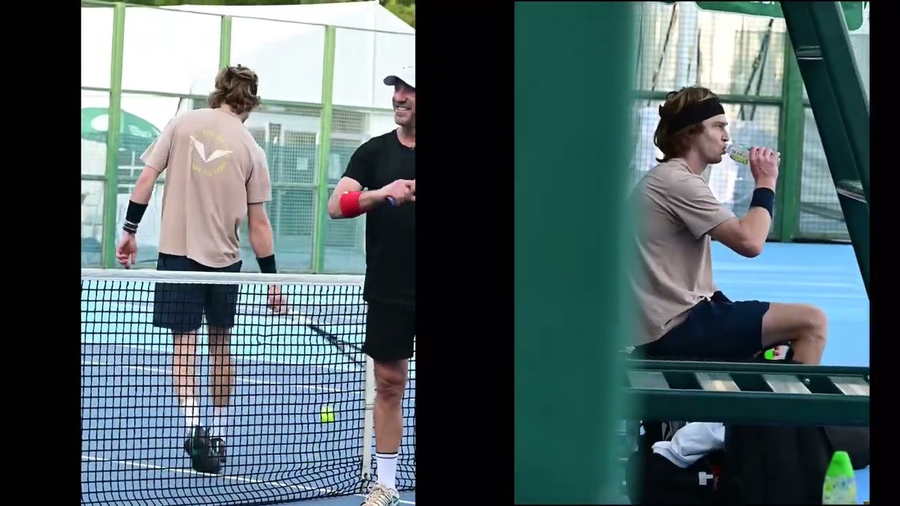 【Andrey Rublev】 :The match day of 2024 season at HongKong Tennis Open05/01/2024 (part 1)