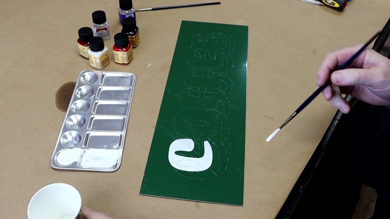 ARTIST SERIES DIY COFFEE sign panel collaboration with John King
