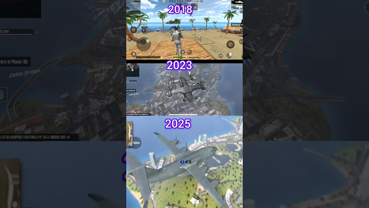 Scarfall old and new scarfall 2. # scarfall 2.0 2018 Vs 2023 Vs 2025 gameplay##viralreels #reelitfee