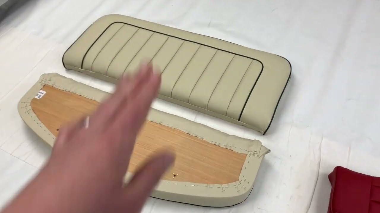 Triumph TR2 | TR3 | TR3A | TR3B - Comparison of Trimmed Rear Seat Units