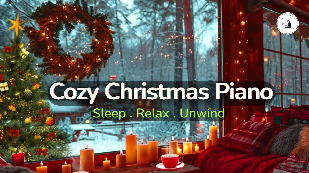 1 Hour Cozy Christmas Piano 🎄 Relaxing Sleep Music (Winter Ambience)