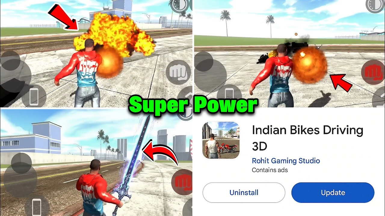 Indian Bike Driving 3d New Super Power Cheat Code |New Update Of Indian Bike Driving 3d | ISU PLAYER