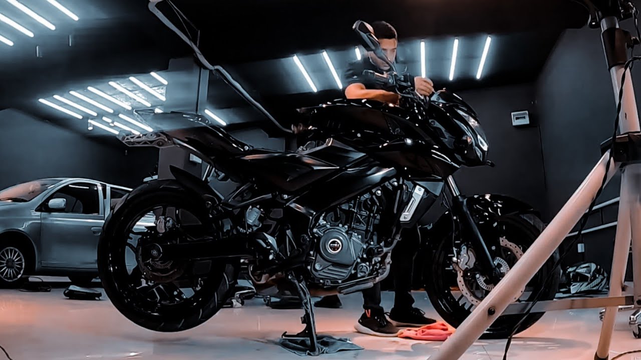 Ceramic Coating On NS 200 | ceramic coating for bikes