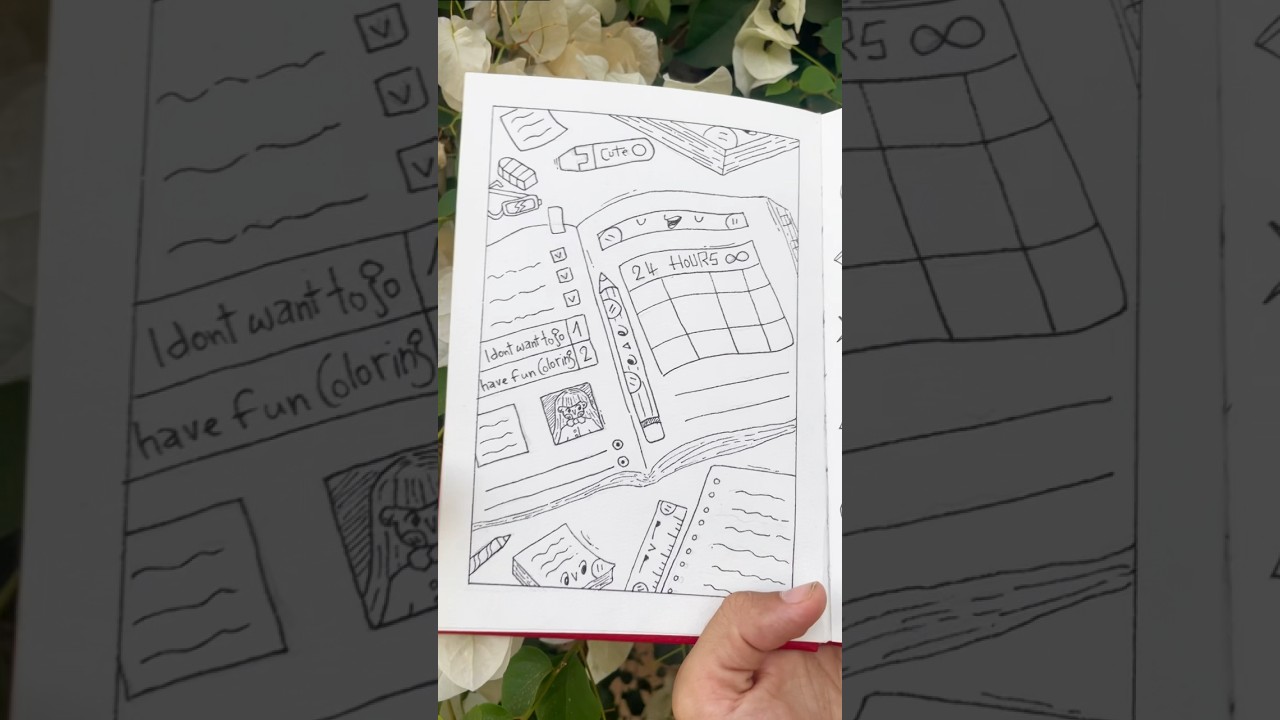 Sketchbook Flip: Discover My Coloring Pages Collection 