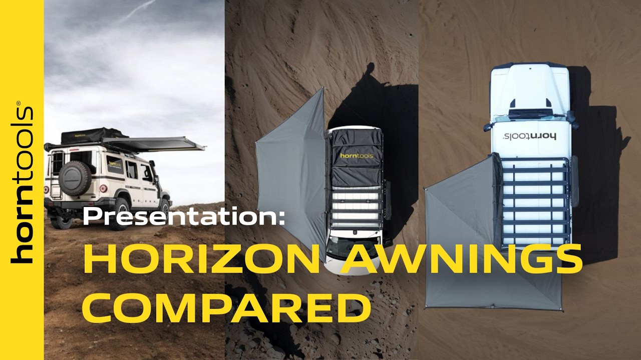 Which awning is right for you? Comparison: 180°, 270° & Straight