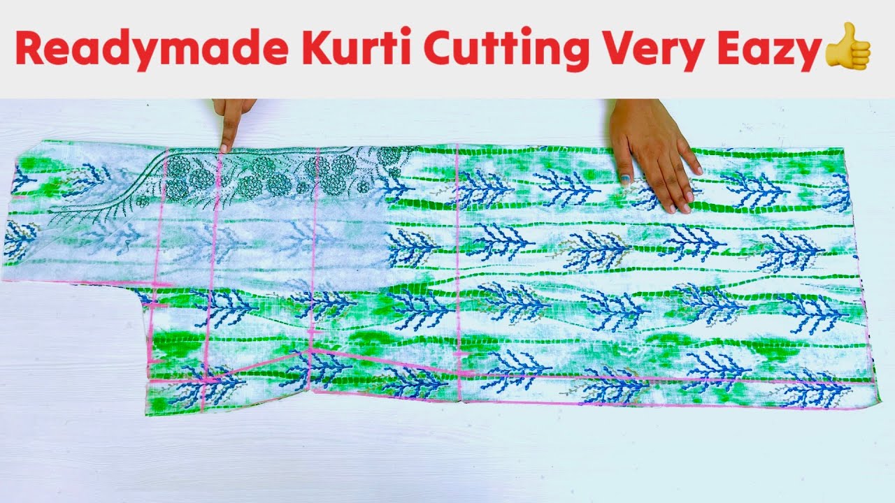 Xl Size ki Kurti cutting kaise karen | easy kurti cutting for beginners l #kurti