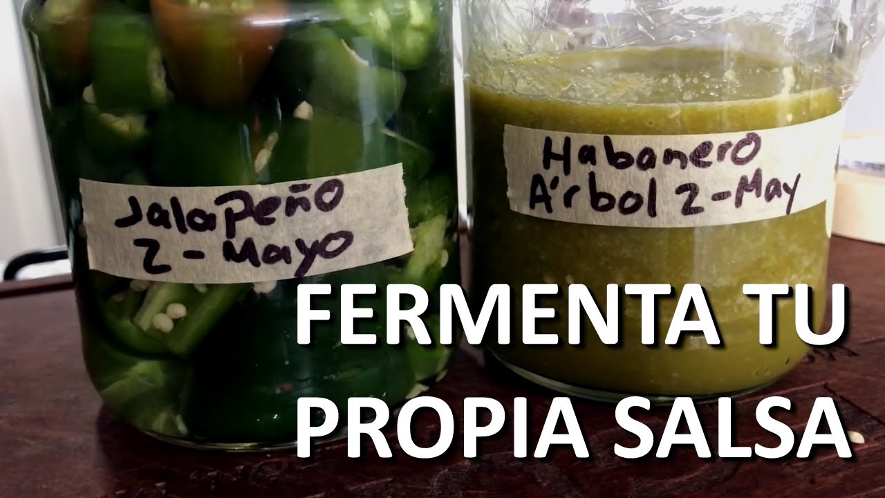 Como Hacer Salsa Fermentada Súper Deliciosa y Fácil