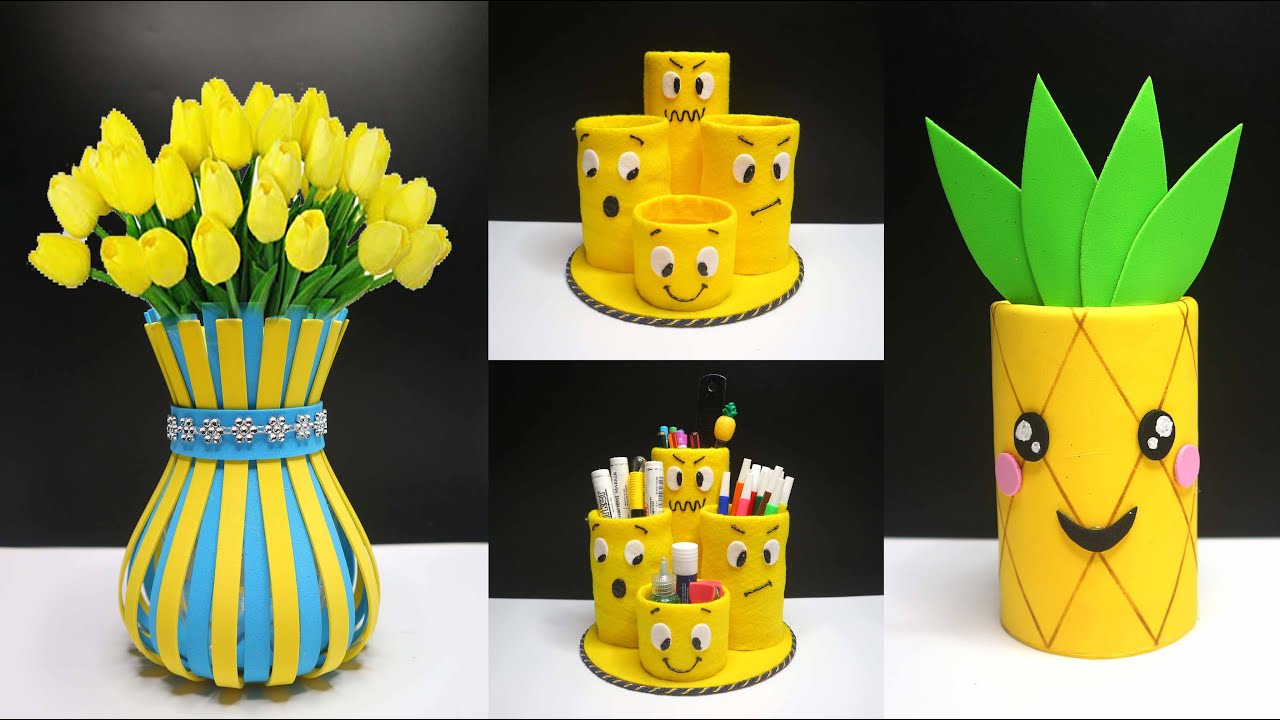 3 Ide Kerajinan dari Barang Bekas Botol Aqua | Best out of Waste | Plastic bottle craft Ideas