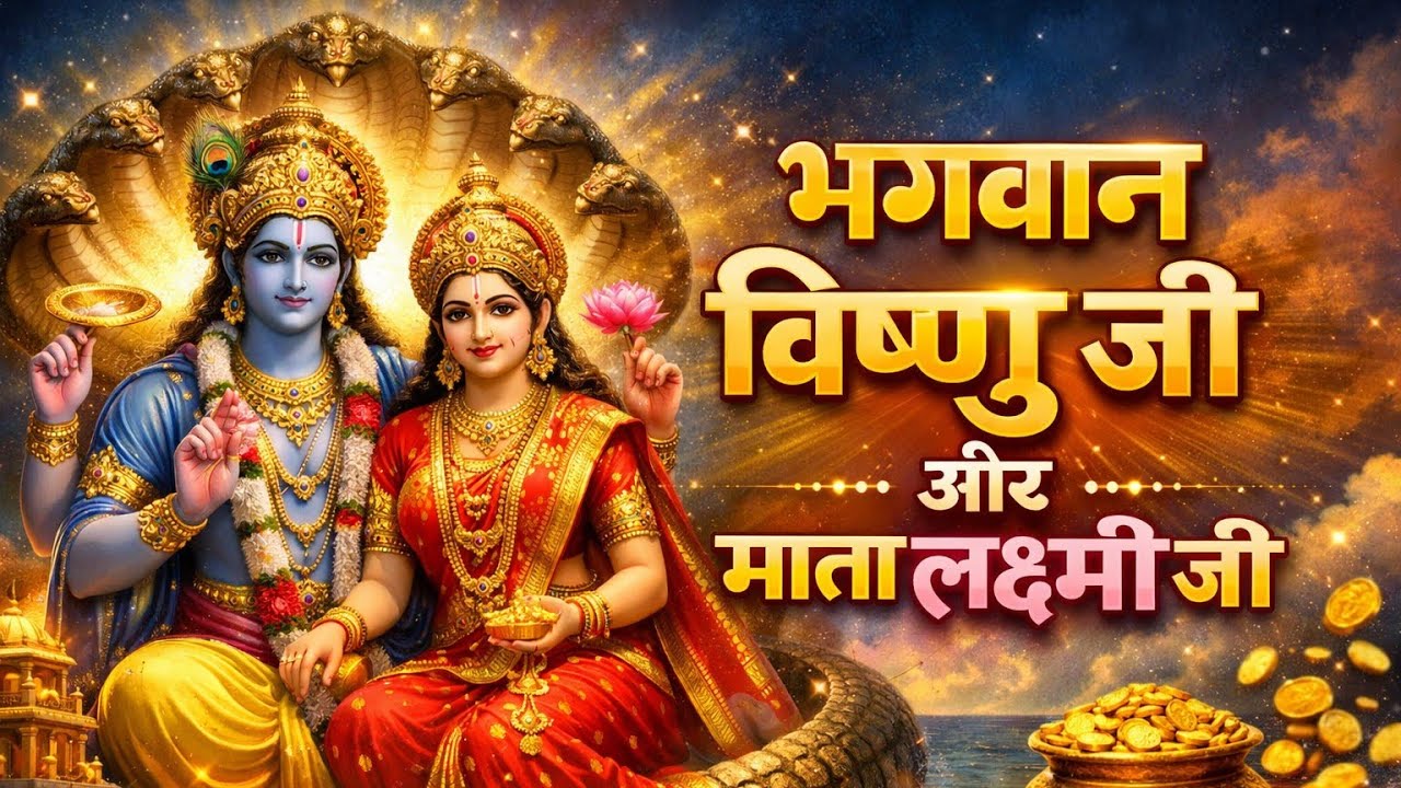 भगवान विष्णु जी और माता लक्ष्मी जी की दिव्य कथाविष्णु–लक्ष्मी: सुख, समृद्धि और कल्याण का रहस्य