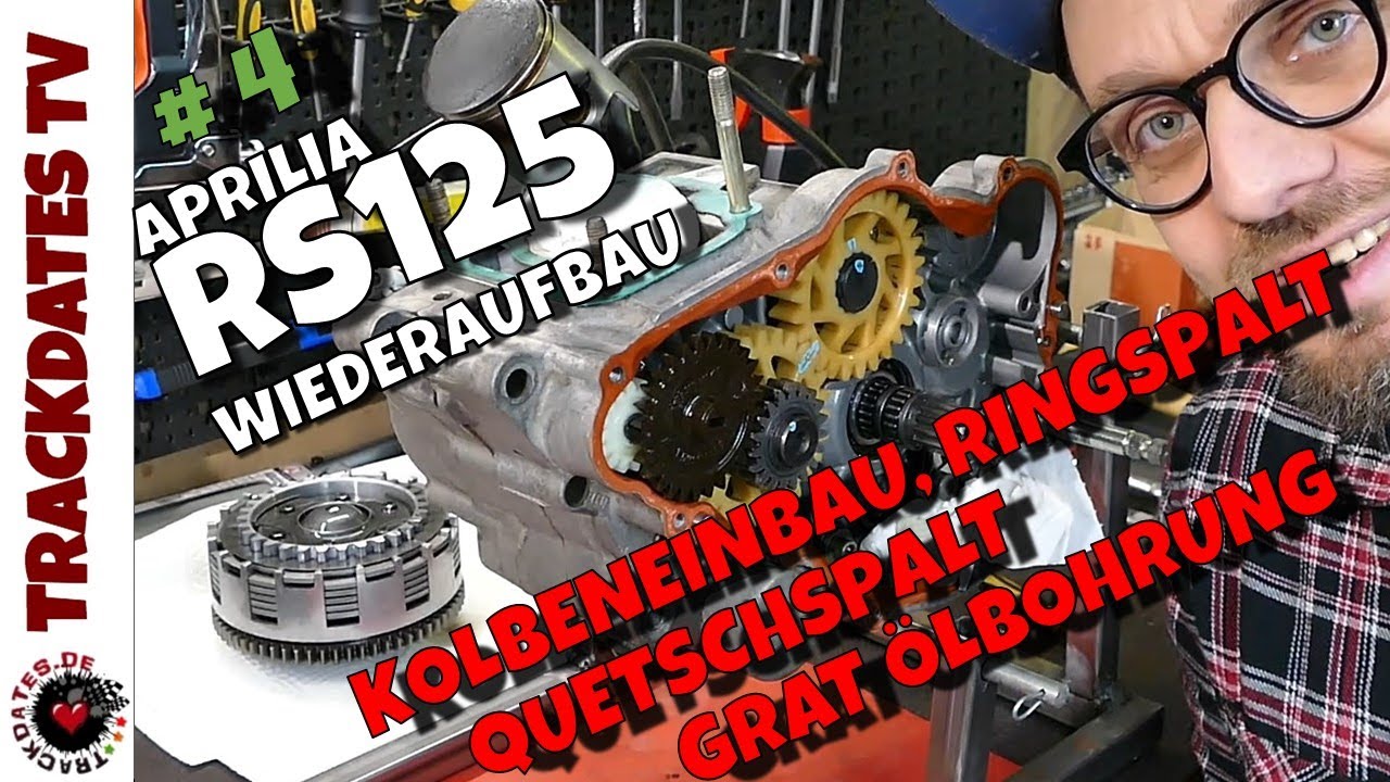 Teil 4 | Quetschspalt | Ringspalt | Kurbelwellenschmierung | APRILIA RS125 MP 1999 | Wiederaufbau