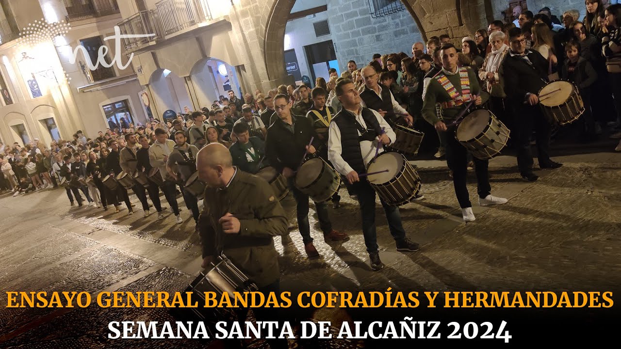 ENSAYO general bandas SEMANA SANTA Alcañiz 2024