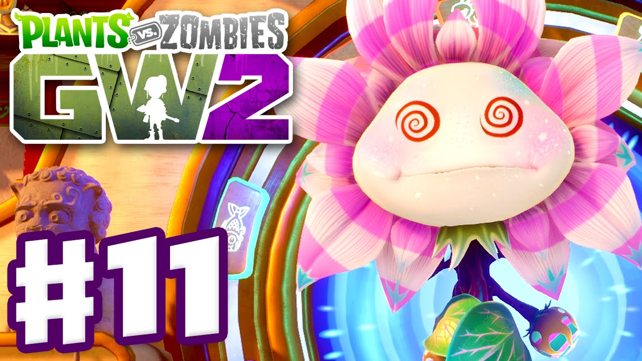 Plants vs. Zombies: Garden Warfare 2 - Gameplay Part 11 - Royal Hypno-Flower Boss Fight! (PC)