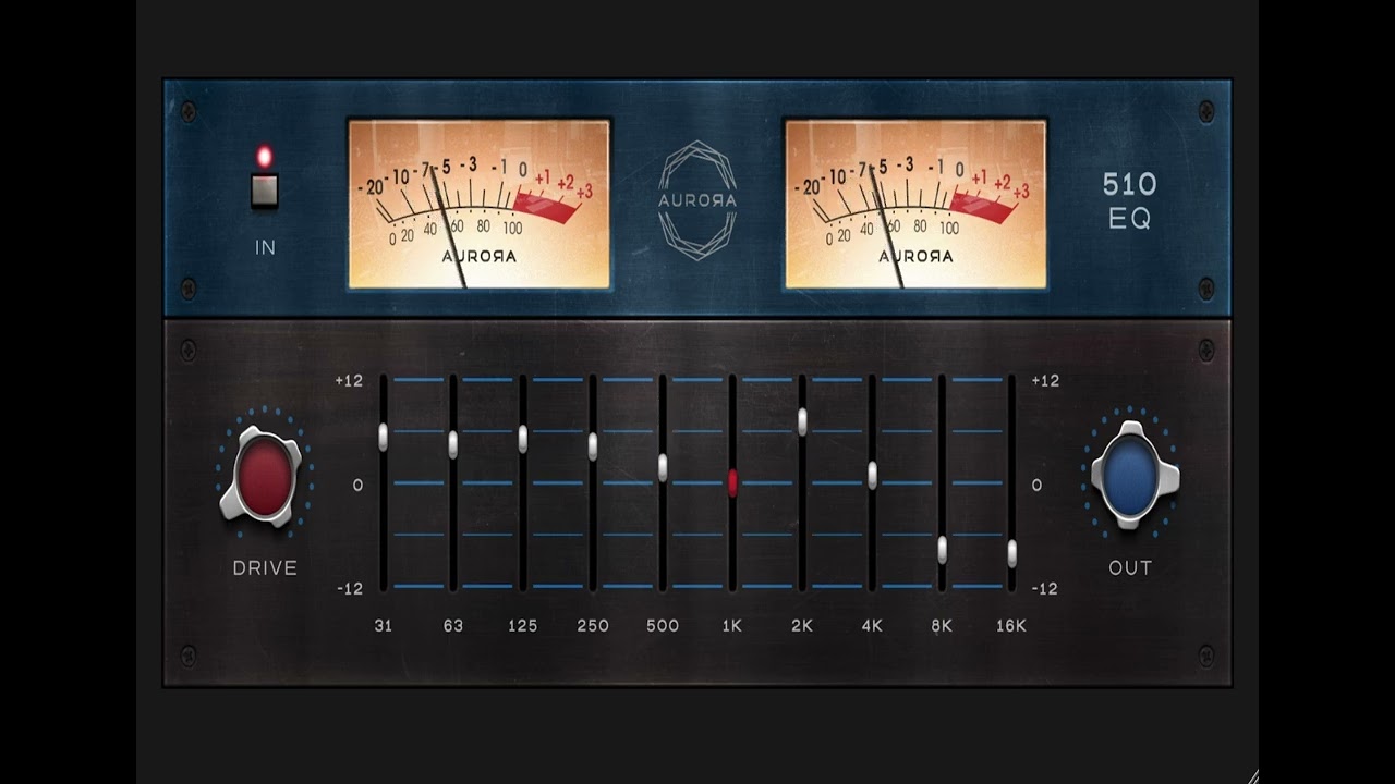 EQ510 Vintage Equalizer Color by Aurora DSP
