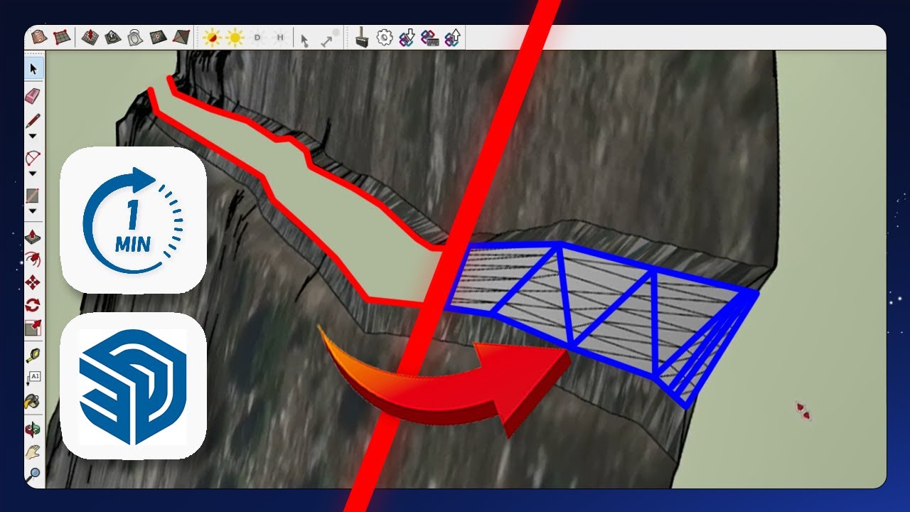 SketchUp - How to Draw Nice Roads (Using Curviloft)