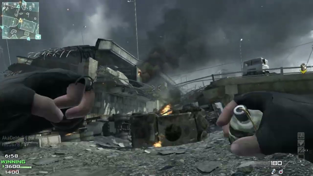 Call Of Duty: Modern Warfare 3 (2011) ACR Gameplay