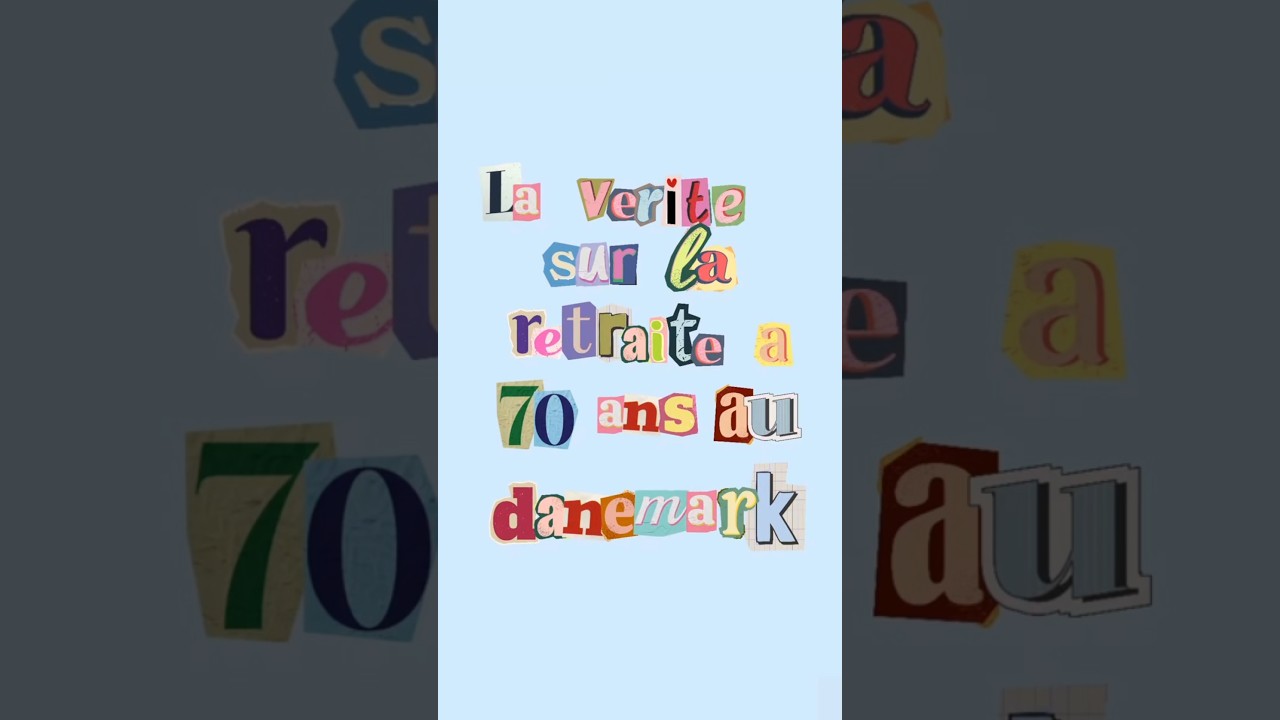 LA RETRAITE À 70 ANS AU DANEMARK ? 🤔 