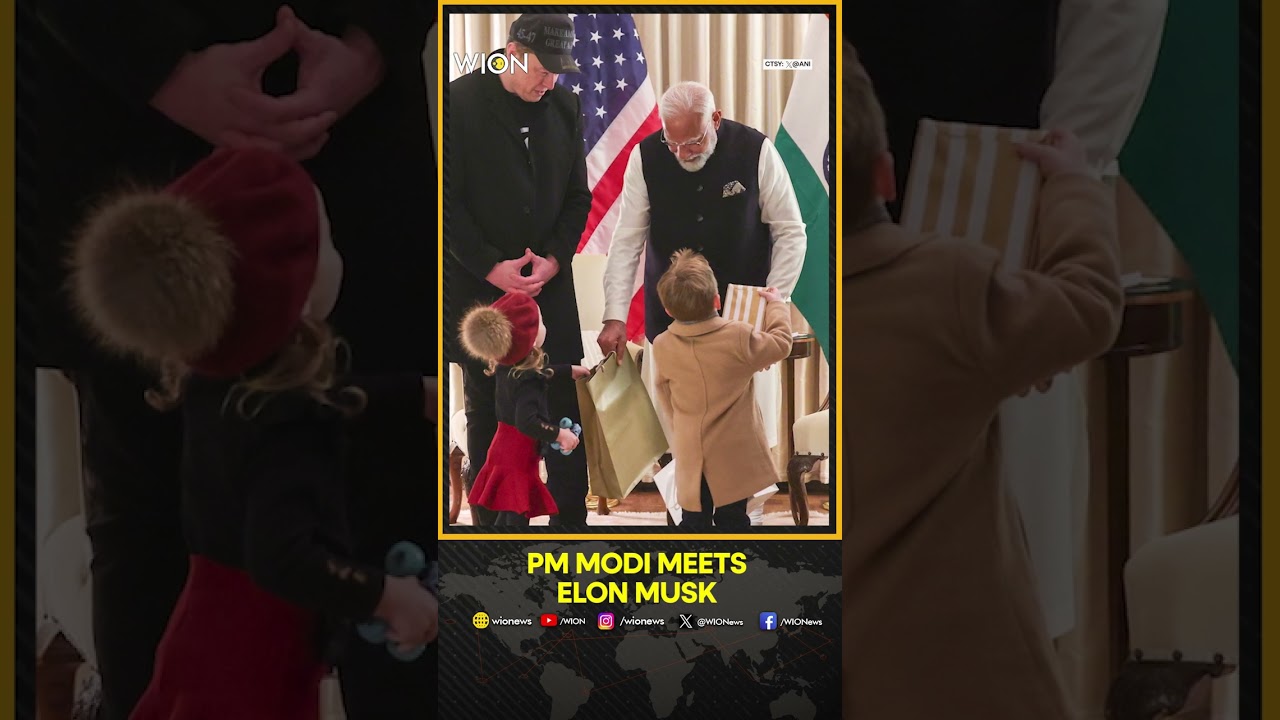 PM Modi US Visit: Indian PM Modi Meets Elon Musk Ahead of Talks With Trump | WION Shorts