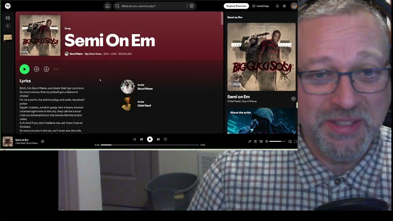 "Semi On Em" by Gucci Mane ft. Chief Keef 