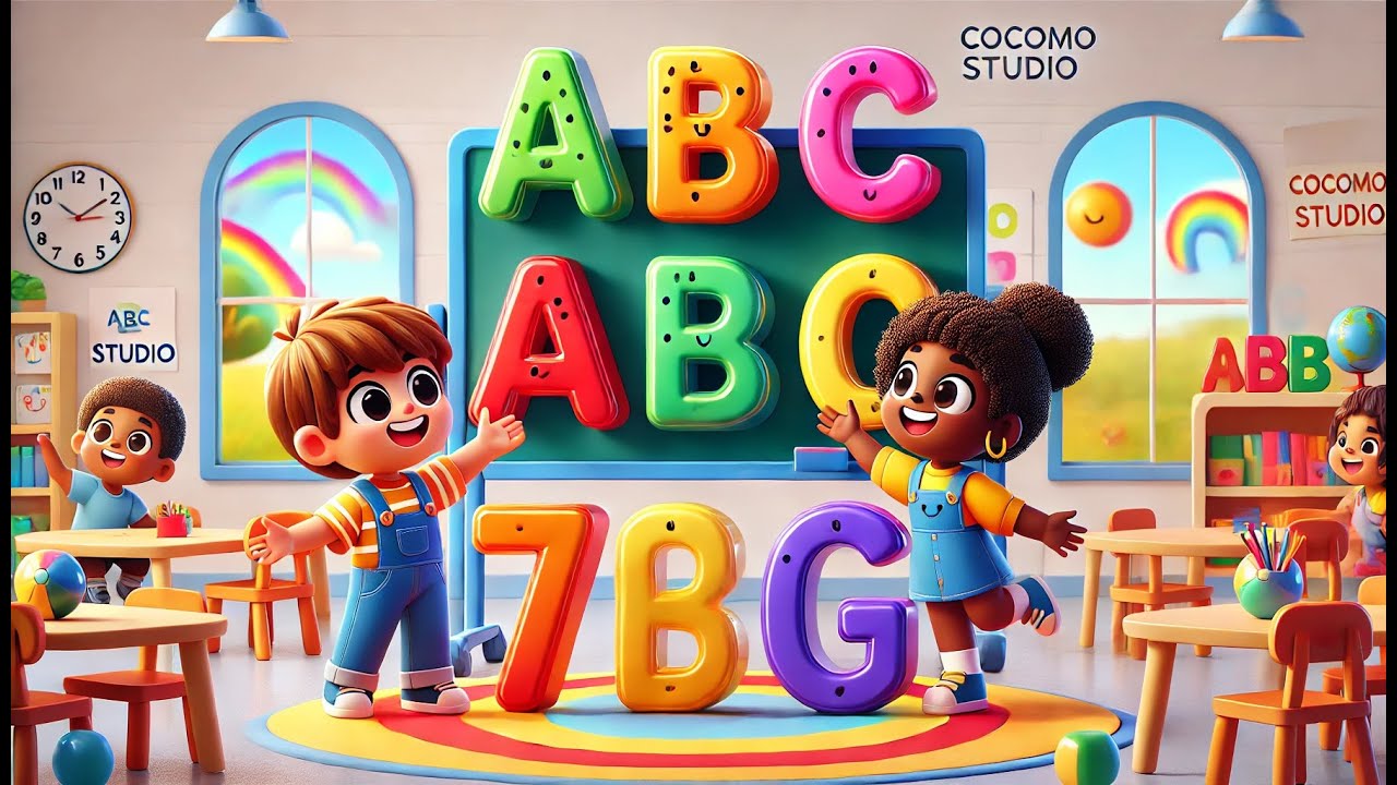 ABC Phonics Song with Sounds for Children - Alphabet Song with Two Words for Each Letter