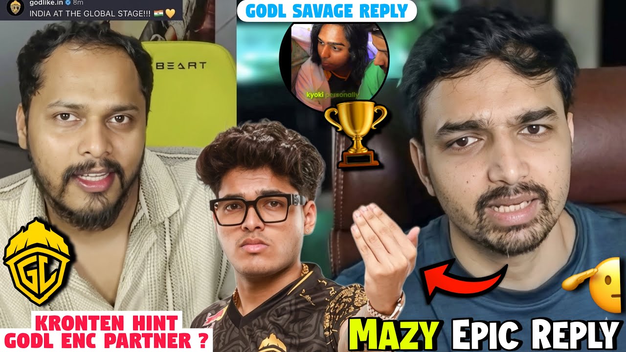 Mazy Epic Reply Jonathan Comeback Loading🐐💯Kronten Hint GodL ENC Partner💛🇮🇳BGIS Internal Leaks🚨