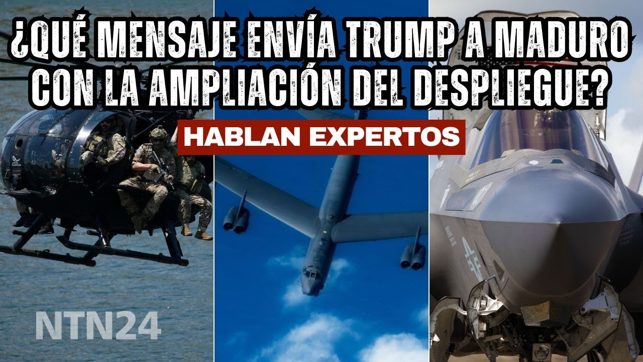 ¿Qué mensaje envía Trump a Maduro con el despliegue militar más grande en décadas en el Caribe?