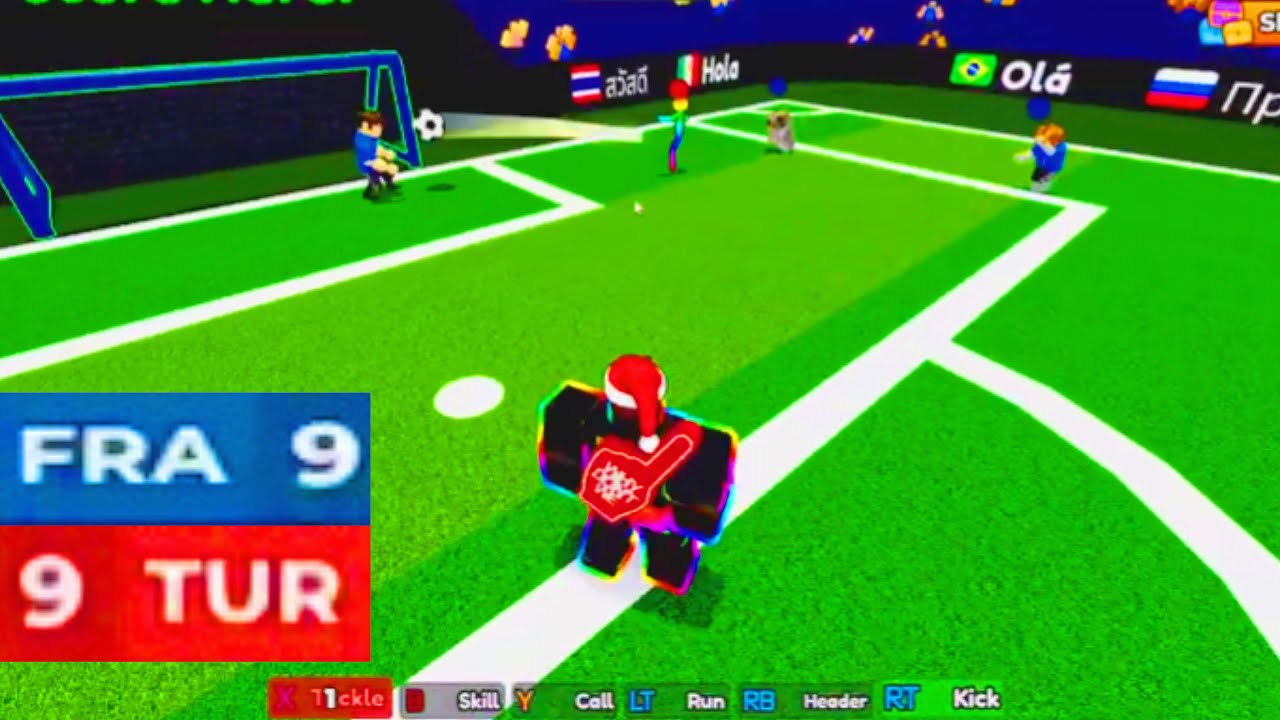 WE HAD A 9-9 TIE! (FULL GAME) Roblox Team Soccer (3 vs. 3)