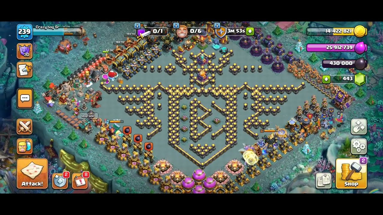 “Why Everyone Is Afraid of This Thrower Army 💀#clashofclans #coc #thrower #gaming #shorts