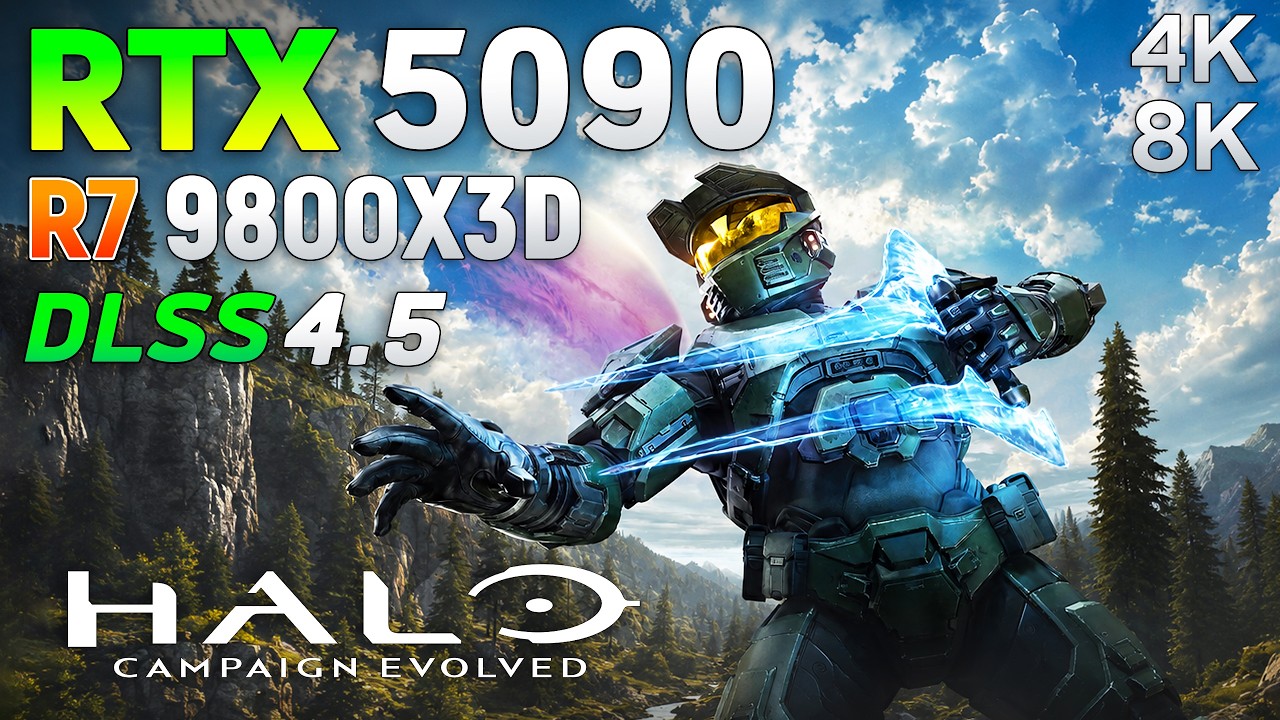 Halo: Campaign Evolved - RTX 5090 32GB + R7 9800X3D - Max Settings | 4K & 8K