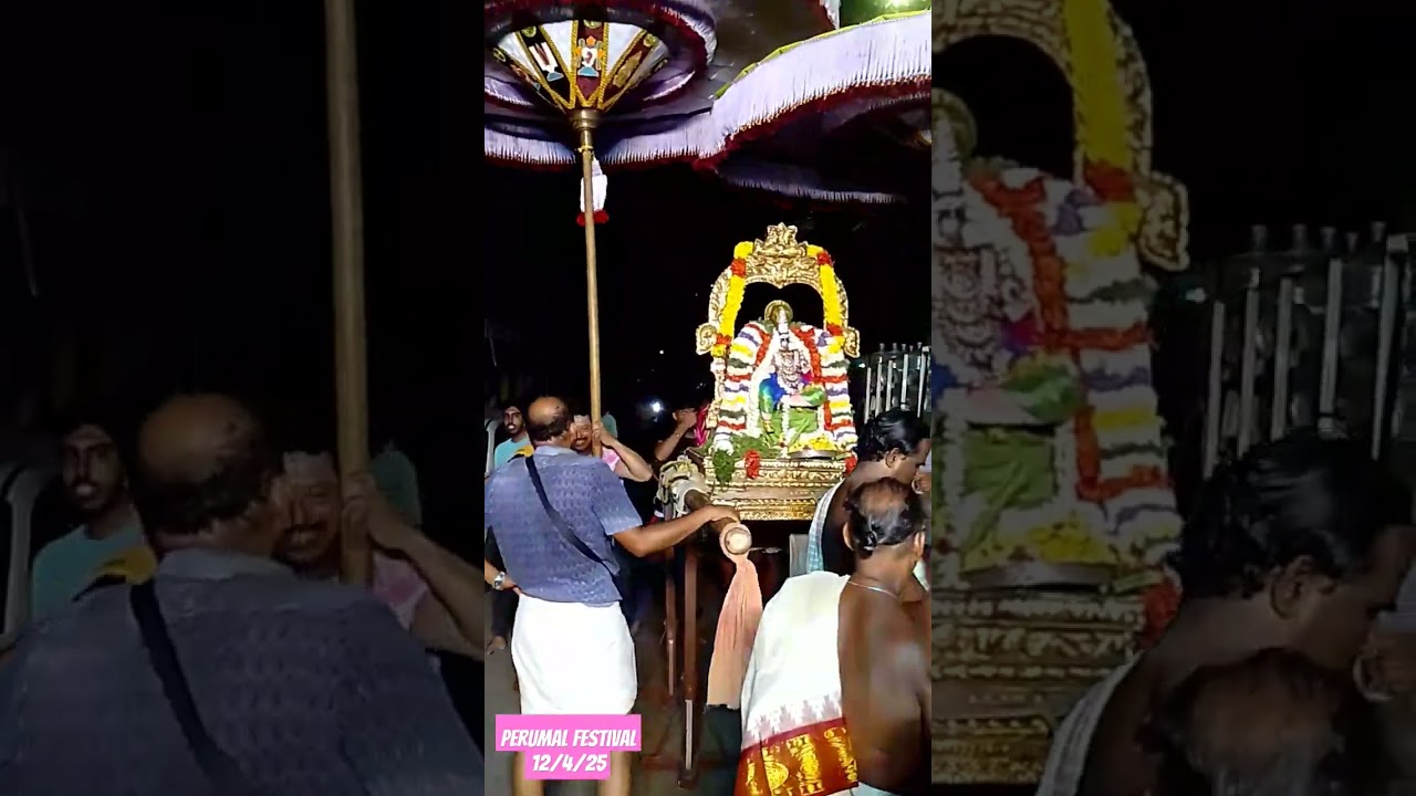 #Perumal temple festival 12/4/25