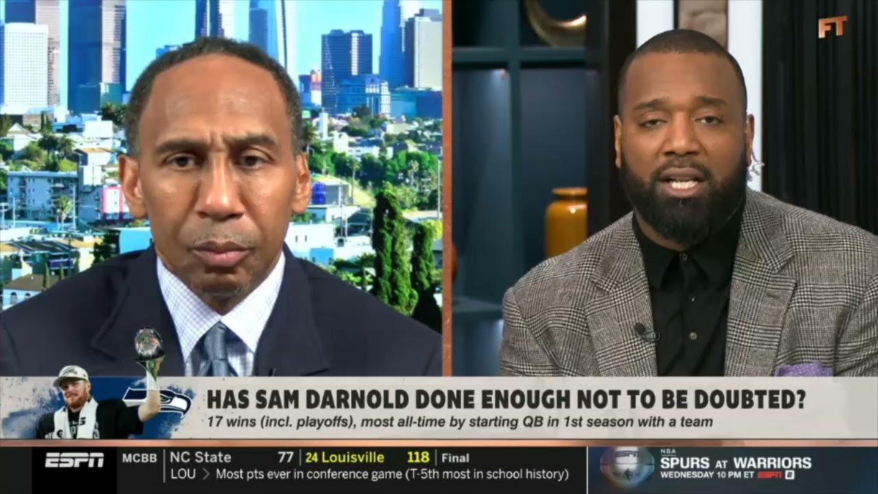 Stephen A. Smith tells Chris Canty: 