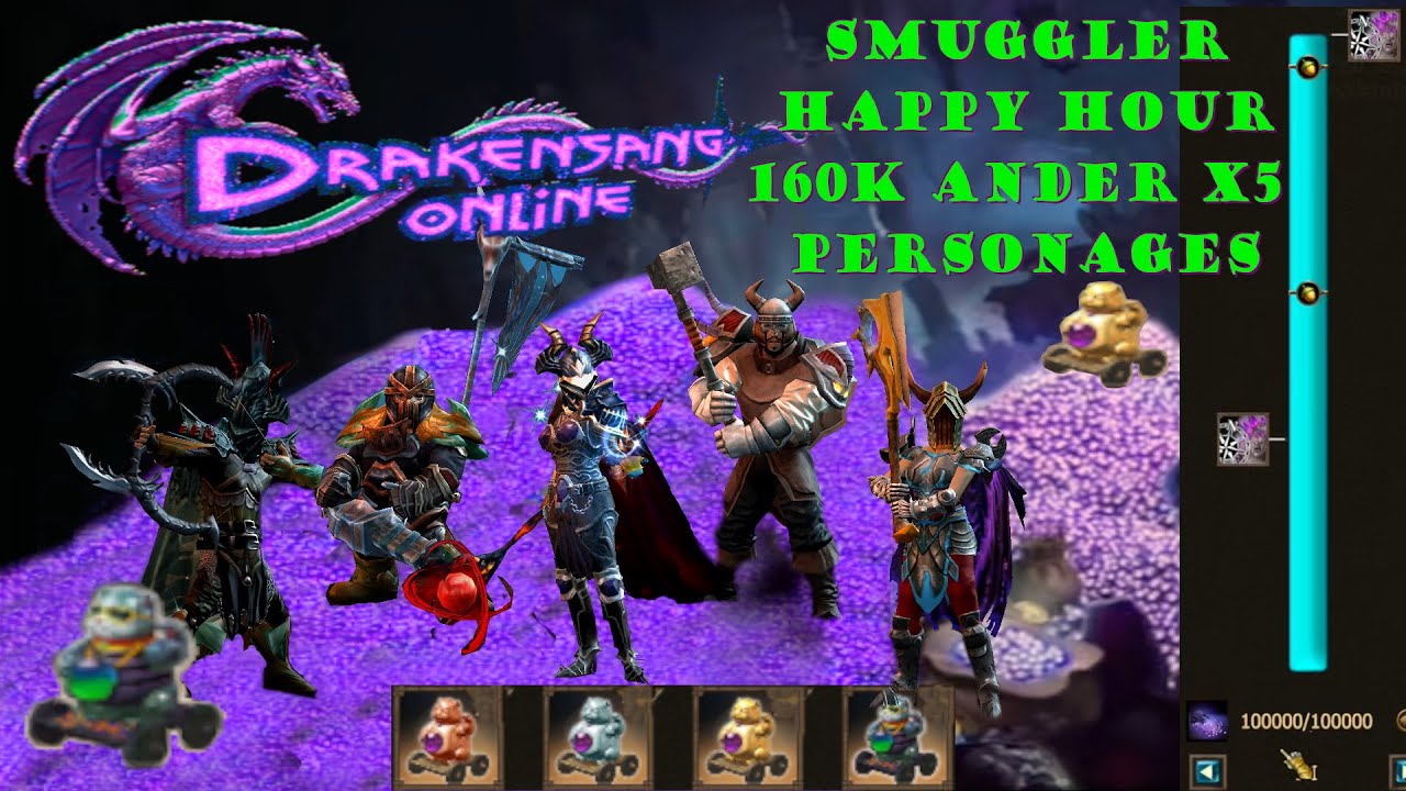 Drakensang online | Smuggler finished for 5 characters 1 million andermant easy | #drakensangonline