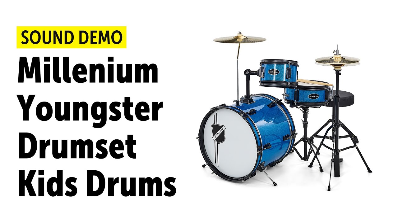 Millenium | Youngster Drumset | Kids Drums | Sound Demo