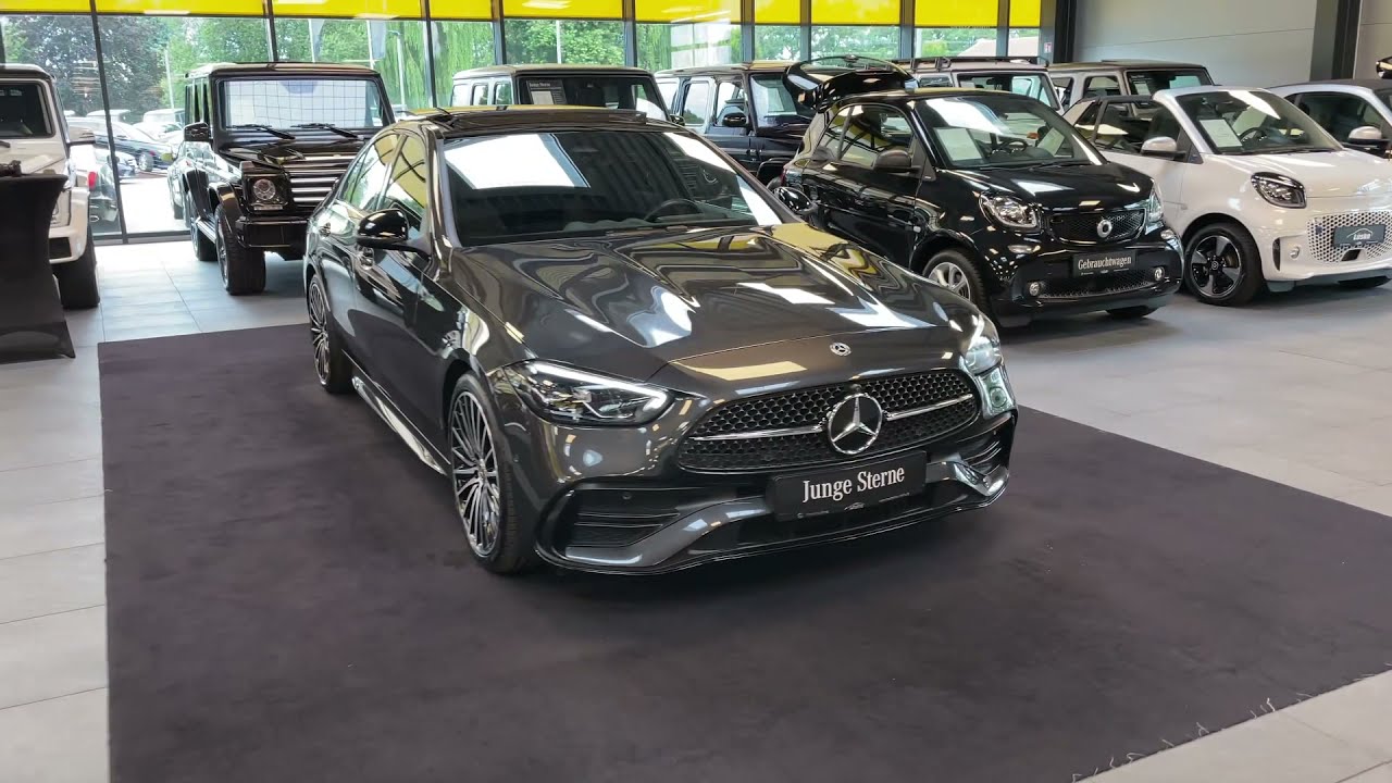 17679 Mercedes-Benz C 220 d AMG Line Night Panorama Burmester Kamera