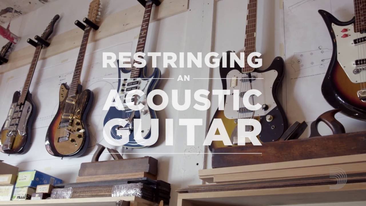 D'Addario Core: How to Restring an Acoustic Guitar