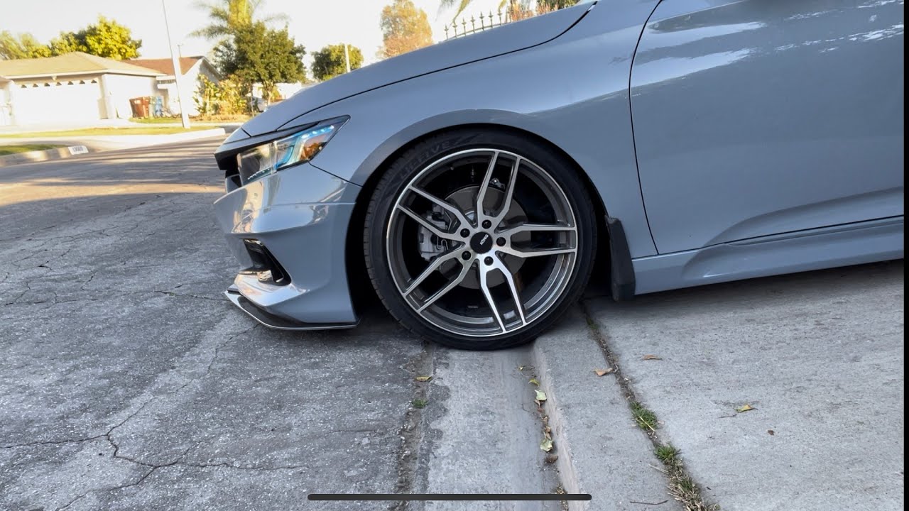 Stanceparts aircups system on a 2021 Honda Accord sport 2.0 #stanceprts#bcracing