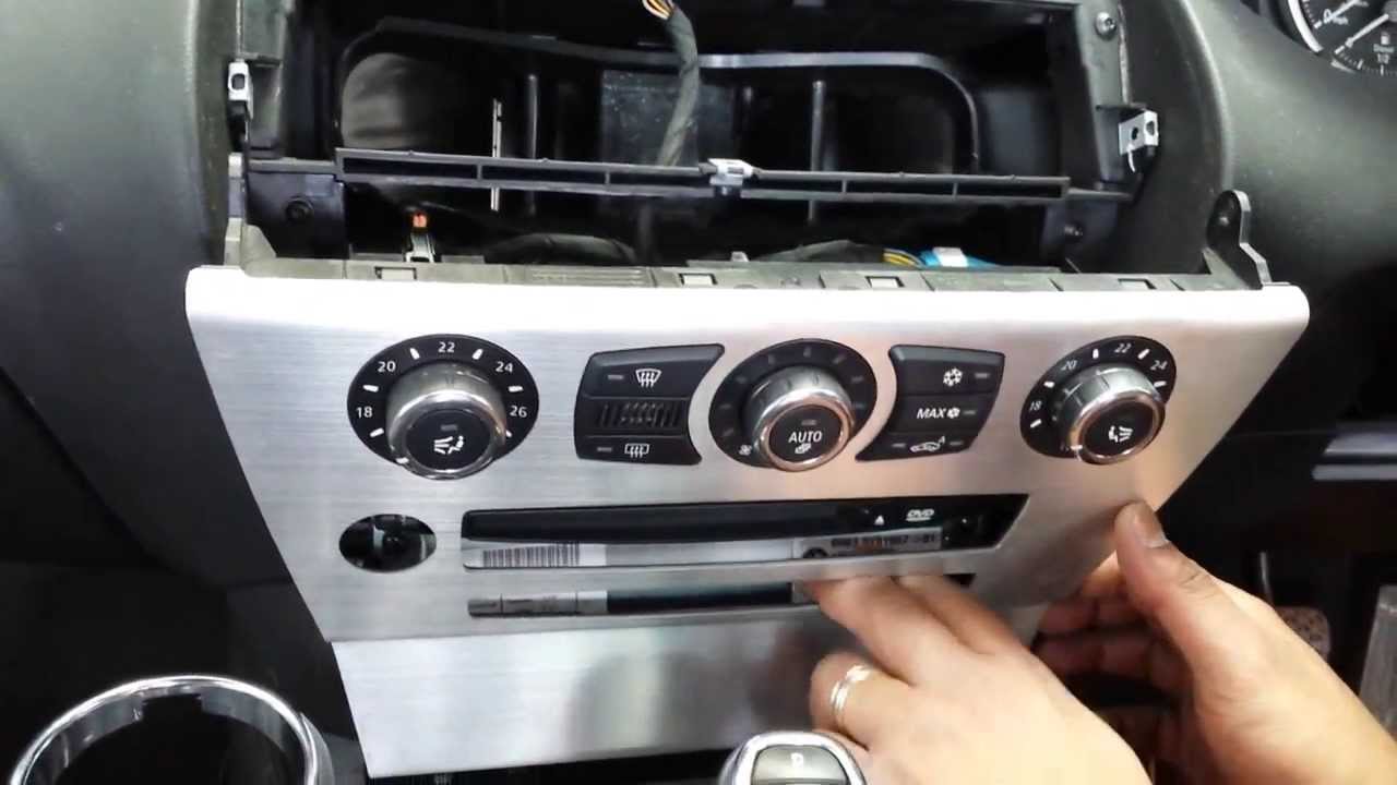 BMW 6 Series E63/E64  CCC Navigation Professional SAT NAV How To Remove Procedure
